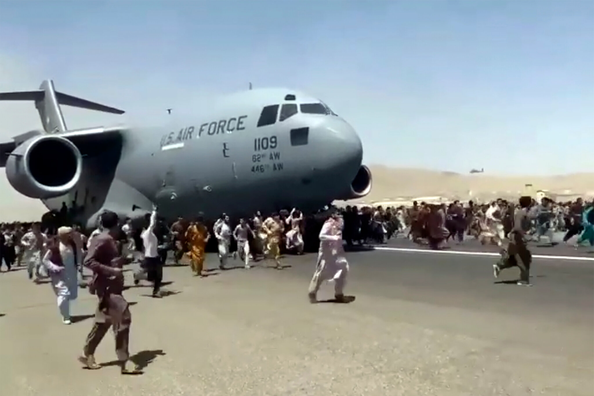 The United States Air Force leaving Afghanistan